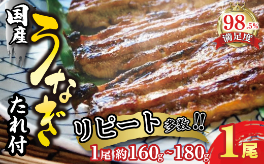 【一度食べたらやみつき！リピート多数】うなぎ蒲焼１尾【D008W】