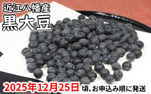 【令和7年12月25日頃より発送】令和7年産　黒豆【500g】【AB54W】