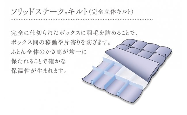 【nishikawa/西川】羽毛ふとん/ポーリッシュホワイトグースダウン90％/S【P195W】