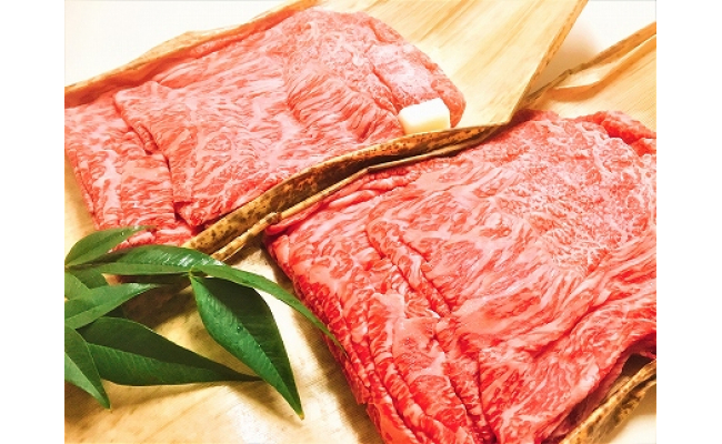 黒毛和牛 近江牛 【上霜】 モモ・カタ すきやき用 【1kg（500ｇ×2パック）】【BM07W】