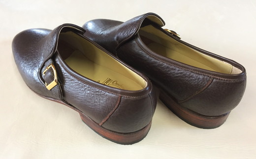 手作りにこだわったオーダーシューズ・ペッカリー革(本革)【革靴仕立て券送付】【R030W】