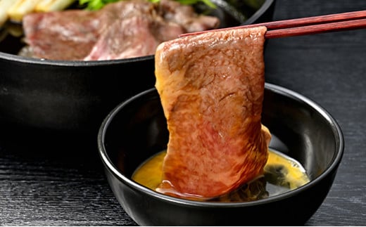 【森三商会】4等級以上の未経産雌牛限定　近江牛上すき焼き500g（肩ロース・ウデ・モモ等）【GM04W】