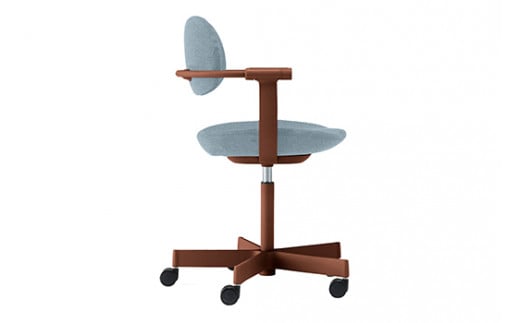 イトーキ『バーテブラ03』5本脚  抵抗付きウレタンキャスター KS張地：シーブリーズ（KG825KSM1F25CF）【EI129W1】