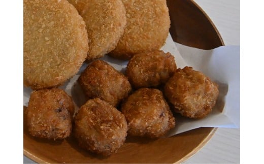 近江牛コロッケ（80ｇ×10個）・近江牛ボールメンチカツ（17ｇ×6個）【AB101W】