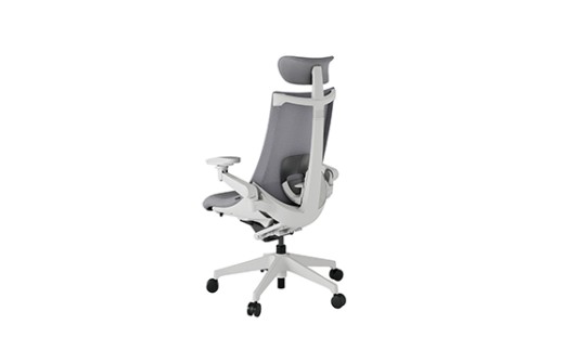 イトーキ『アクト２』メッシュバック ヘッドサポート付 抵抗付きウレタンキャスター ライトグレーフレーム 座張地(PV)：ライトグレーＷ（KJ457JVEMGNW6CF）【EI165W】