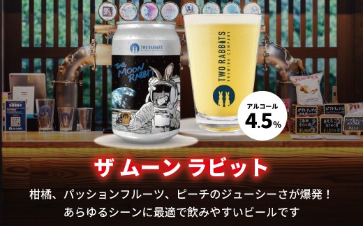 TWO RABBITS BREWING クラフトビール＜ザ ムーン ラビット×6本セット＞【DN10W】