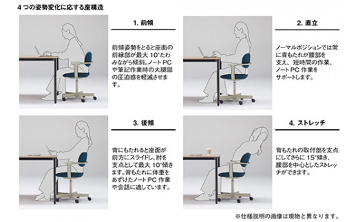 イトーキ『バーテブラ03』4本脚 回転座面 木製脚 CD張地：プラムパープル（KG-877CD-F2X7CF）【EI106W】