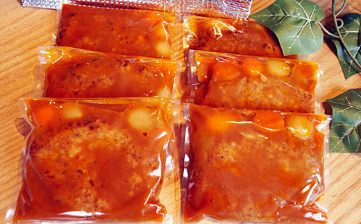 近江牛煮込みハンバーグ　自家製デミグラスソース　【1200g（200ｇ×6個）】【DI01W】
