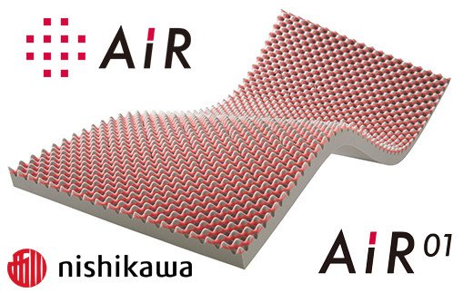 【 nishikawa 西川 】 エアー01 マットレス BASIC セミダブル サイズ 配色 ピンク 【P232W】 マットレス マットレス マットレス 寝具 寝具