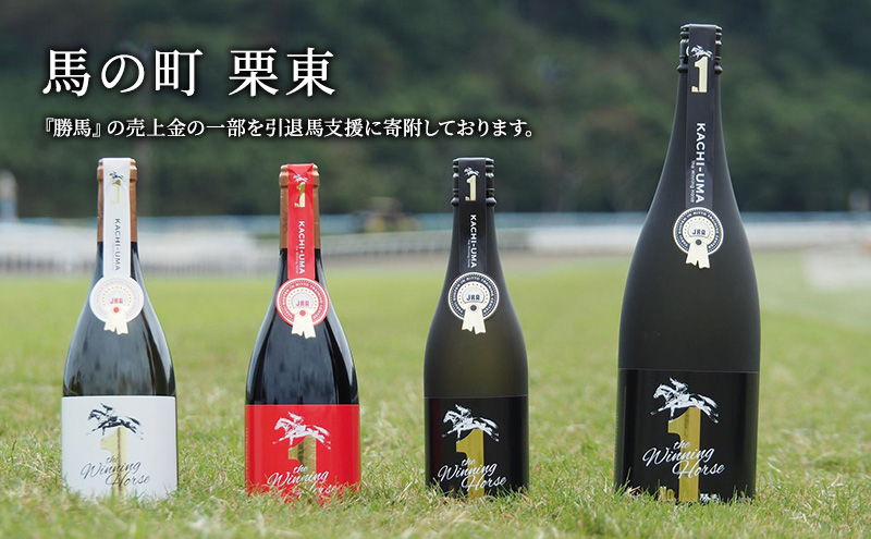 大吟醸　勝馬　720mlボトル　贈答用黒箱付き　　酒　日本酒　馬