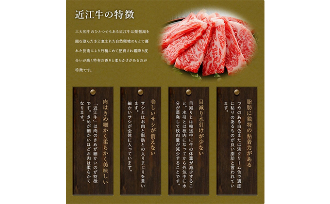 近江牛ロースステーキ（2枚）500g