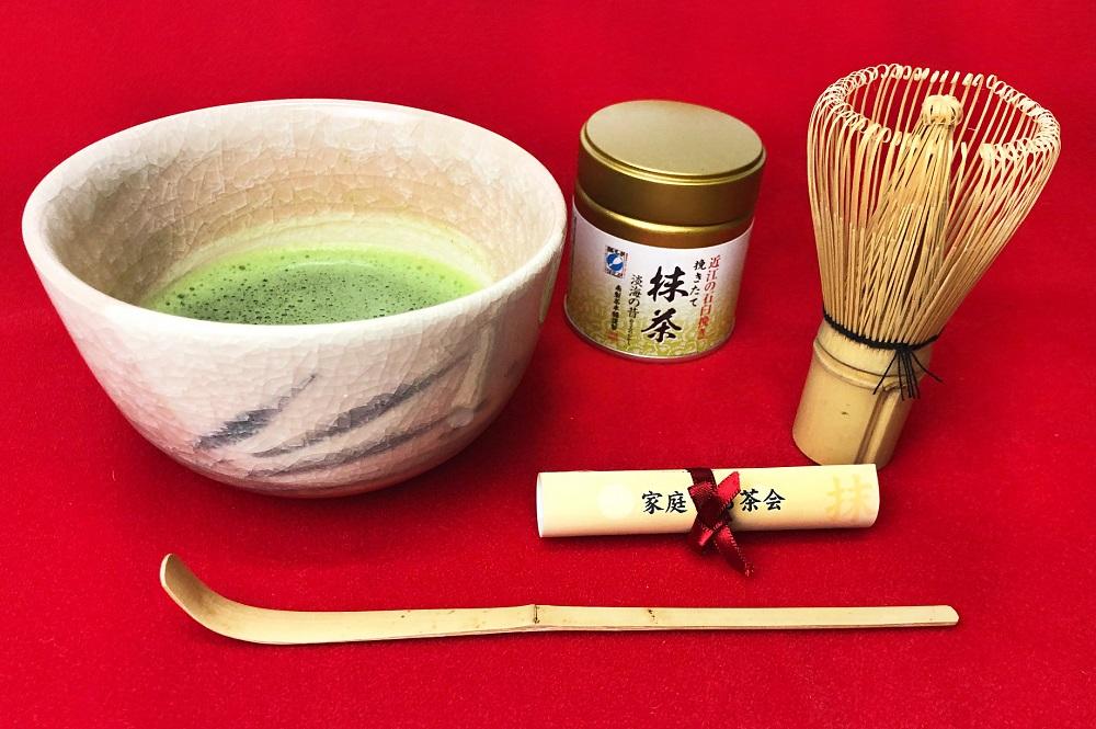 近江のお手軽抹茶セット