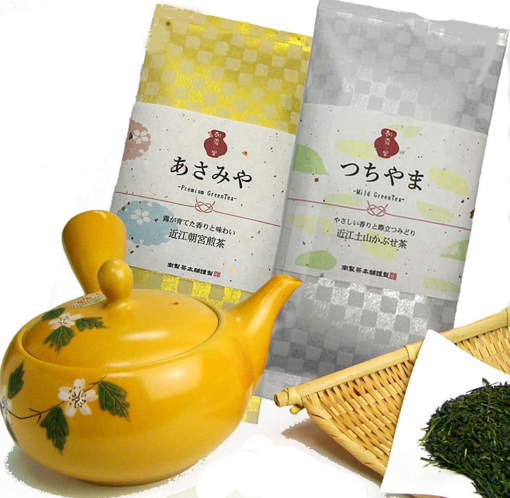 「朝霧の里」　近江朝宮煎茶＆土山かぶせ茶極上味くらべセット