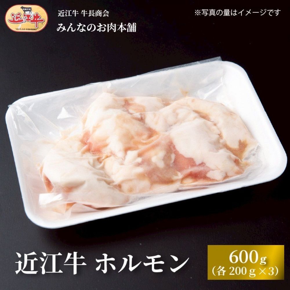 近江牛 ホルモン(200ｇ×3個)　600ｇ｜滋賀県野洲市 お取り寄せ グルメ ご当地 肉 お肉 にく 牛 牛肉 ビーフ 近江牛 和牛 ホルモン  ｜