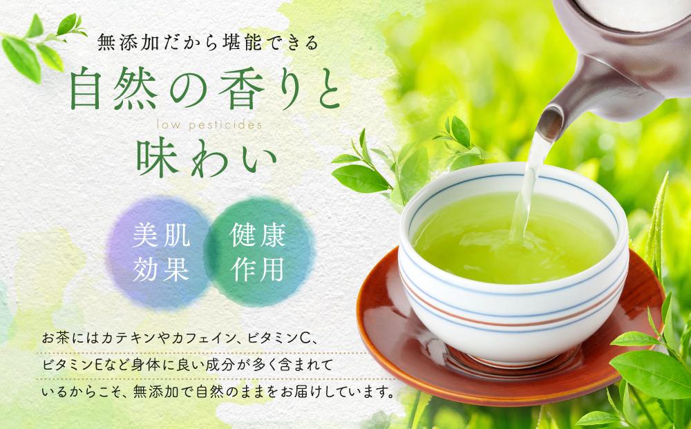 野洲生まれ　野洲育ち自家栽培　一番摘み煎茶120g　5本セット