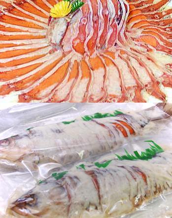 近江名産「鮒寿司」ふなずし 漁師直漬け　2本入り｜野洲市 伝統製法 発酵食品 滋賀県 特産品 寿司 漁師の手作り 風味豊かな 魚介 日本食 和食 発酵食品 地元食材 お取り寄せ 通販 ふるさと納税｜