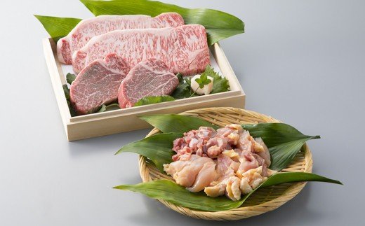 【A-660】実生庵 近江牛・近江しゃも満喫コース（頒布会5カ月） ［高島屋選定品］