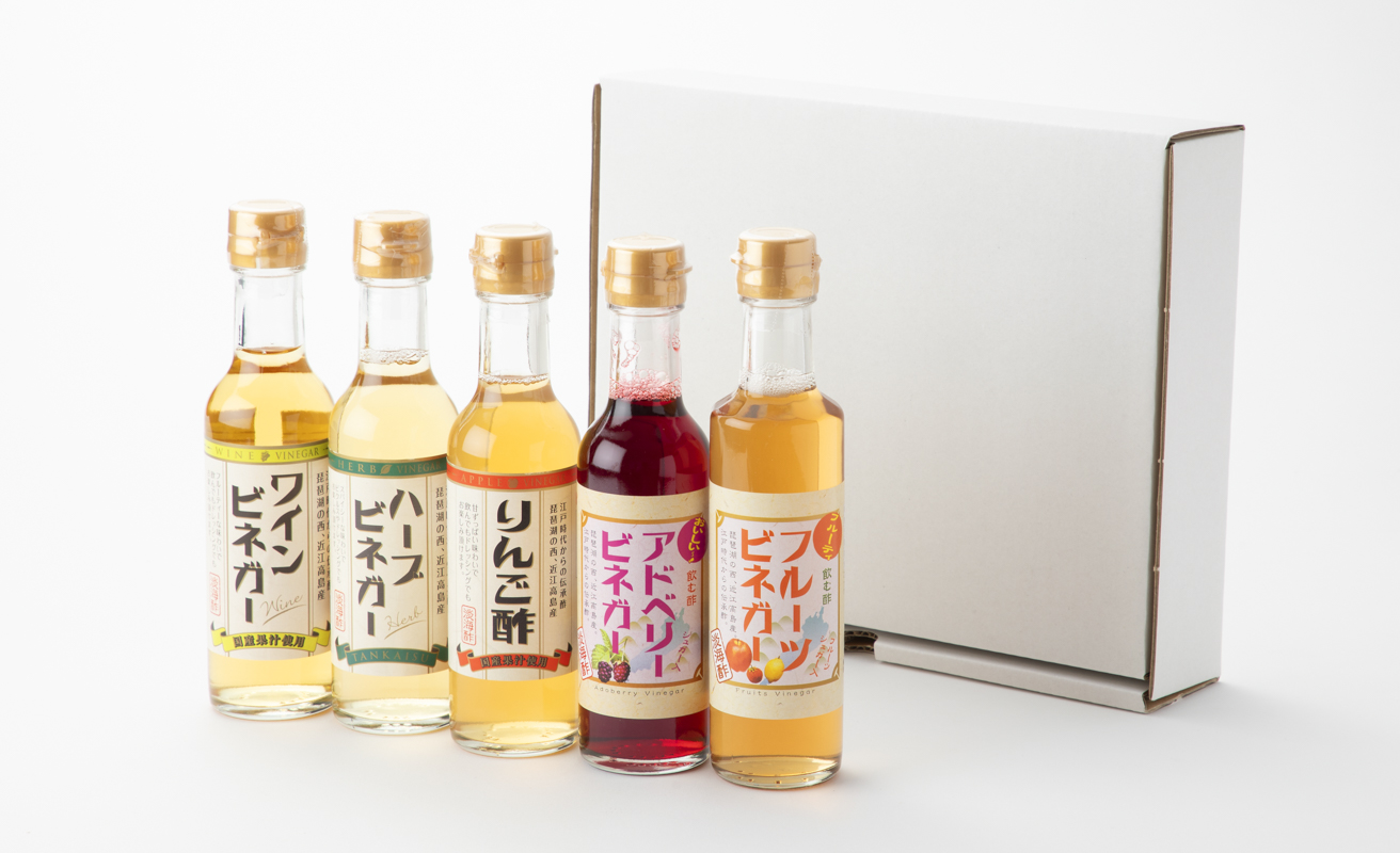 【G-973】淡海酢 淡海酢(200ml)詰め合わせＢ 5種5本セット ［高島屋選定品］