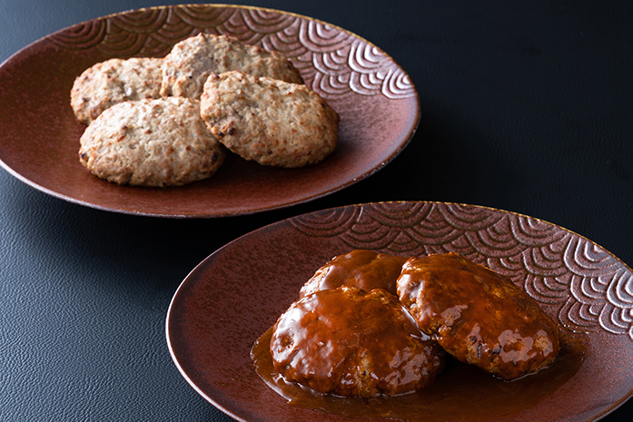 【A-219】大吉商店 近江牛 食べ比べハンバーグ２種 7個入［高島屋選定品］