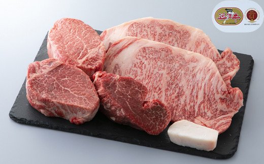 【A-324】 宝牧場　近江牛ヒレステーキ3枚・サーロインステーキ2枚【高島屋選定品】