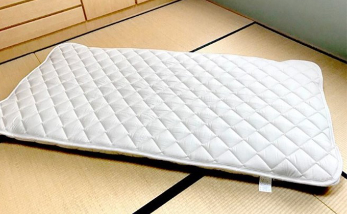 「ウォッシャブルウールベッドパット」ダブル 近江布団 寝具 ベットパット 抗菌消臭機能 