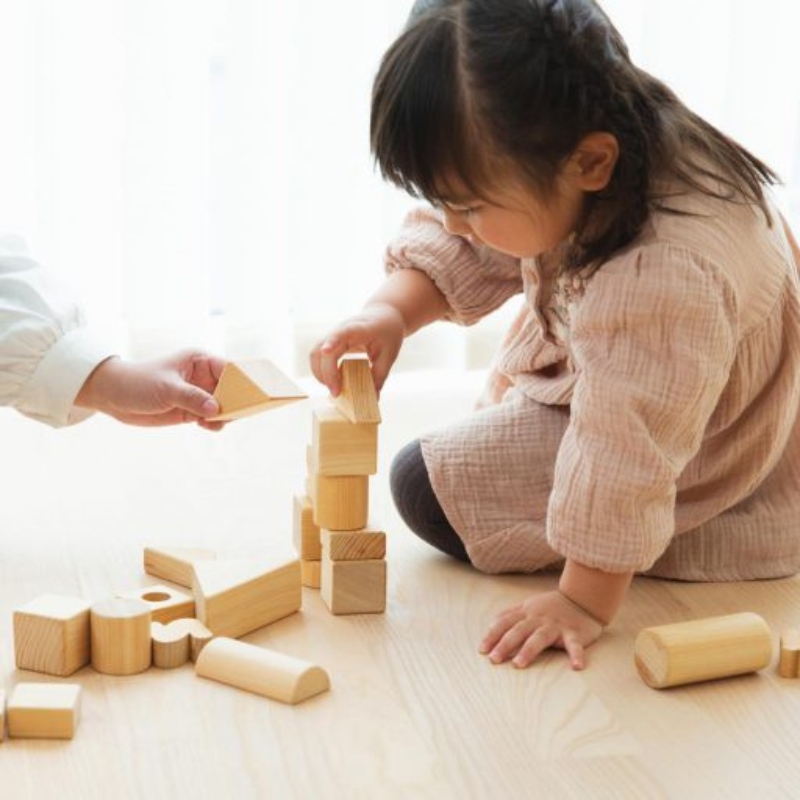 積み木☆プチギフトセット（動物入り）　積み木 つみき 積木 手作り おもちゃ 知育 玩具 無垢 ひのき ヒノキ 木製 国産 日本製 赤ちゃん 子供 プレゼント ギフト 滋賀県 米原市