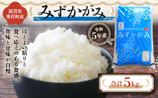 滋賀県愛荘町産　みずかがみ　5Kg　令和6年産　AC03