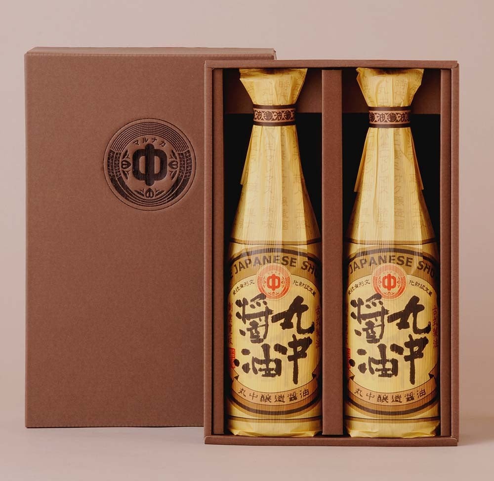 丸中醤油 蔵の恵 720ml×2本セット 【大人気の返礼品】二百年蔵の古式製法で育てた濃口醤油 AH02