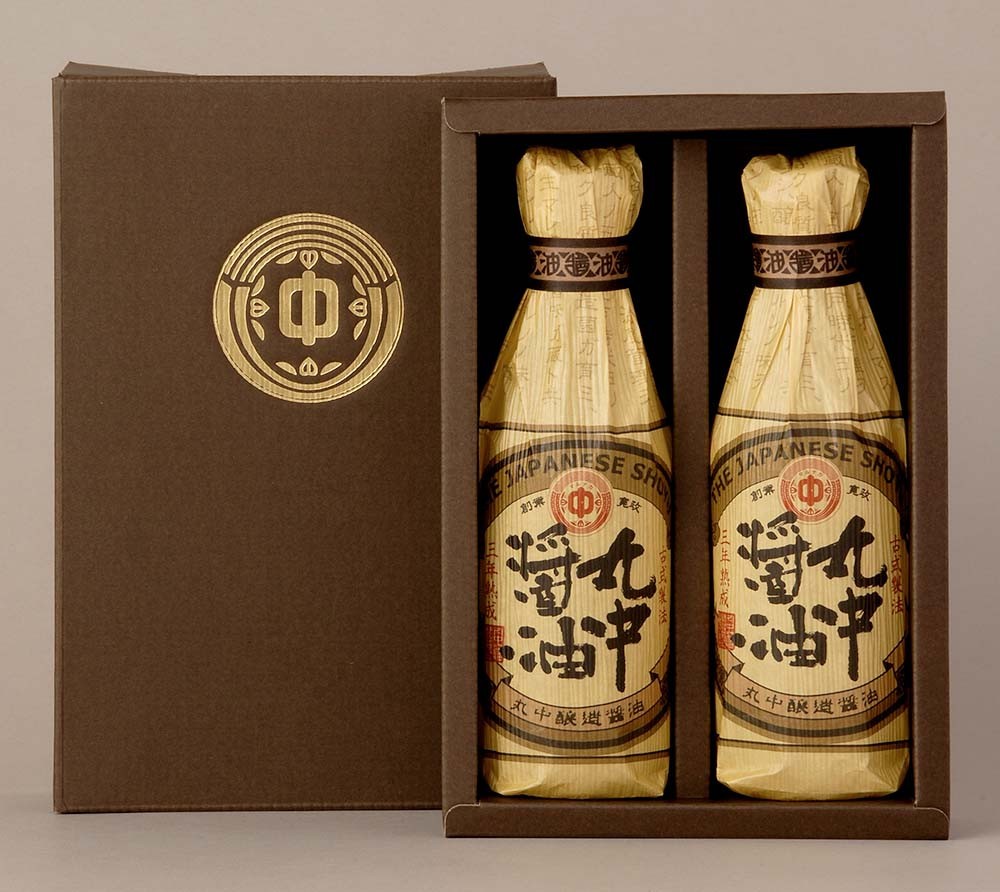 丸中醤油 蔵の葵 丸中醸造醤油 300ml×2本 AH01