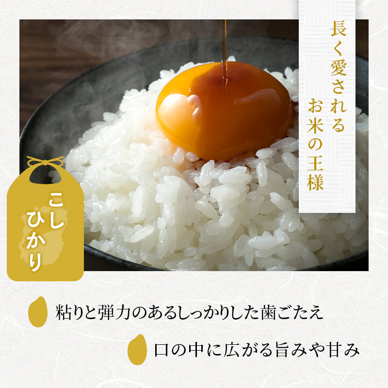 【新米】令和6年産豊かな郷の近江米　3種食べ比べセット