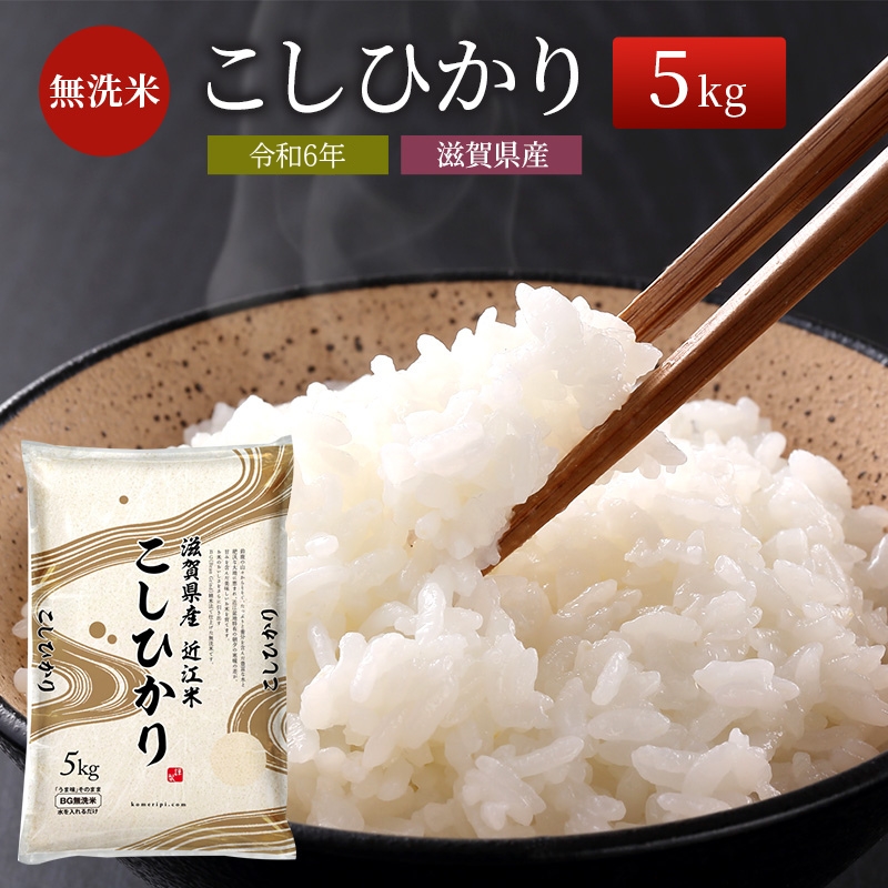 米 こしひかり BG無洗米 5kg 令和6年産新米 ふるさと応援特別米 無洗米 お米 こめ コメ おこめ 白米 コシヒカリ