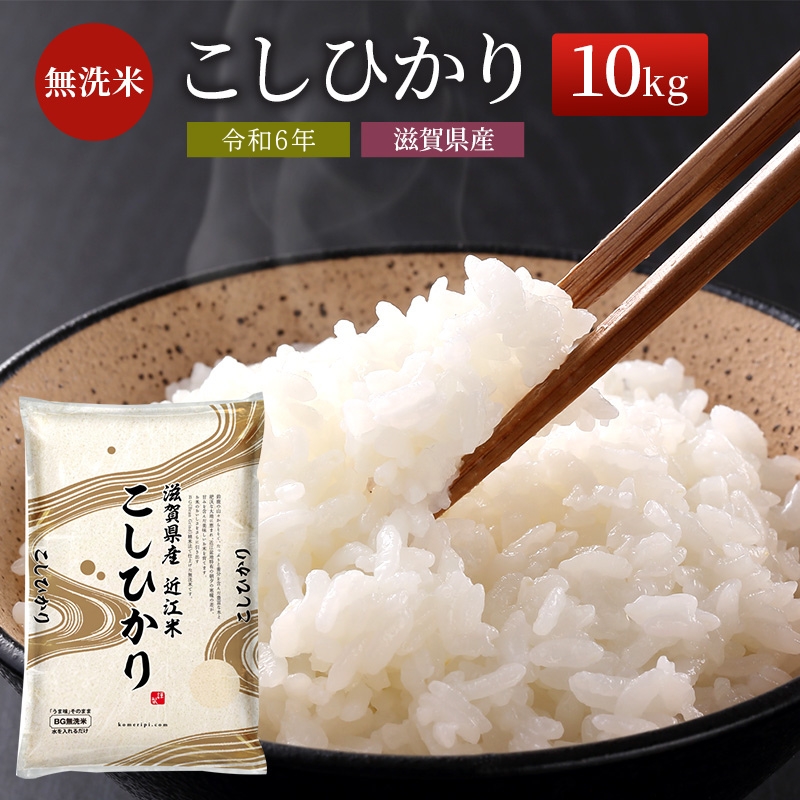 米 こしひかり BG無洗米 10kg 令和6年産新米 ふるさと応援特別米 無洗米 お米 こめ コメ おこめ 白米 コシヒカリ