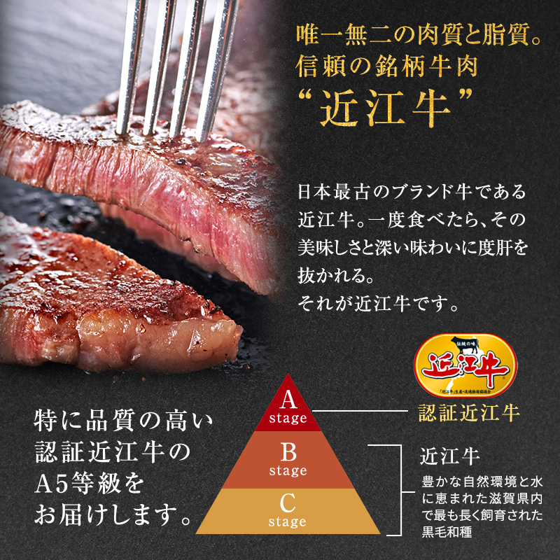【（限定）父の日までに届く】近江牛 西川畜産 A5ランク雌牛 サーロインステーキ180g×2 ふるさと納税 a5 牛肉 お肉 ブランド牛【６/21までに着】