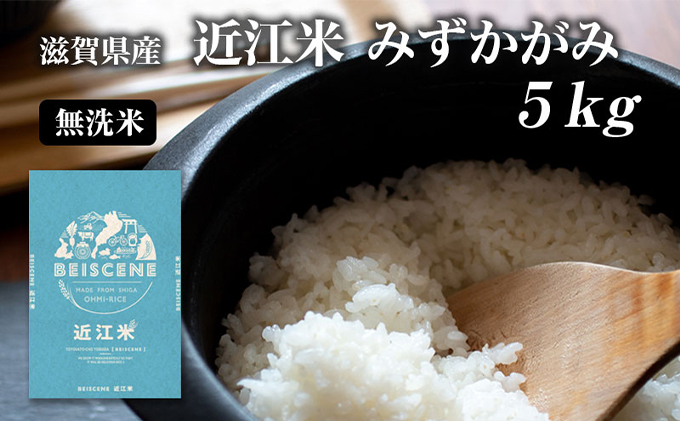 滋賀県豊郷町産　近江米 みずかがみ　無洗米　5kg