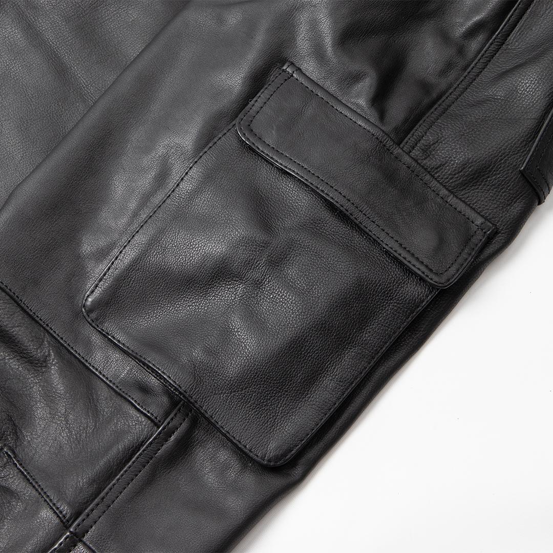 【デグナー】レザーカーゴパンツ[DP-17A] 〈Lサイズ〉［ 京都 八王子 バイクギア 牛革 パンツ ズボン ファッション 服 人気 おすすめ 革 レザー ツーリング ライダー バイカー バイク ブランド メーカー ギア パーツ 送料無料 ふるさと納税 ］