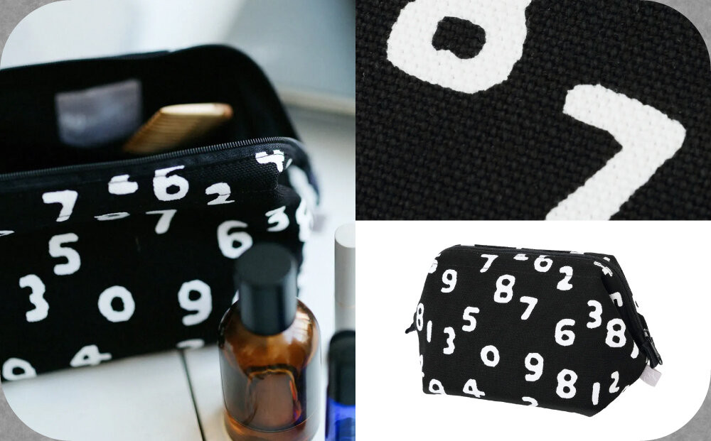 【SOU・SOU】がまポーチ/SO-SU-U昆(こん)濡羽色(ぬればいろ)｜京都 ポーチ 人気ブランド［ テキスタイルデザイン 京都 ブランド 鞄 ソウソウ おしゃれ 人気 おすすめ シンプル 柄 旅行 おでかけ ポーチ かばん プレゼント ギフト お取り寄せ 通販 送料無料 ふるさと納税 ］