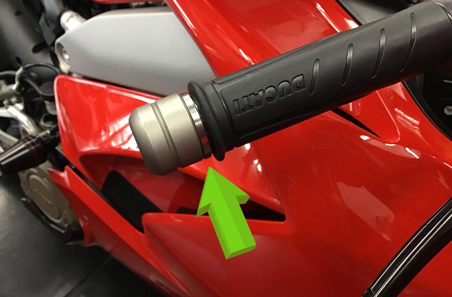 【AELLA】汎用品｜ハンドルバーエンド チタンカラー2枚セット [Φ22×3ｍｍ厚] AT-W0006A［ 京都 バイク カスタム パーツ 人気 おすすめ ツーリング ライダー バイカー メーカー ギア お取り寄せ 通販 ふるさと納税 ］