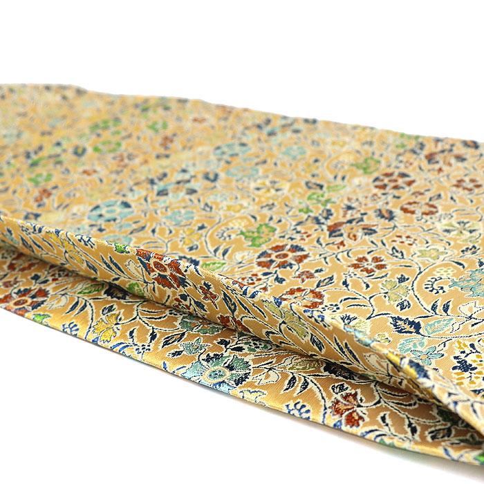 【龍村美術織物】仕立て名古屋帯　早雲寺文台裂（金）