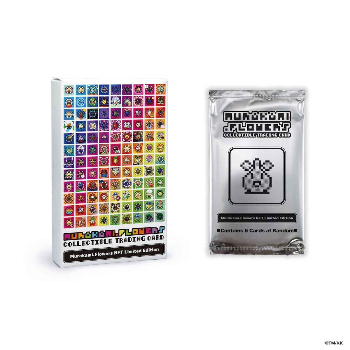 Murakami.Flowers Collectible Trading Card-Murakami.Flowers NFT Limited Edition(BOX)｜京都 アート トレカ［ 京都 村上隆 カイカイキキ アーティスト 大人気 レア トレカ カード おしゃれ かわいい アート 現代美術 人気 おすすめ 通販 送料無料 ふるさと納税 ］