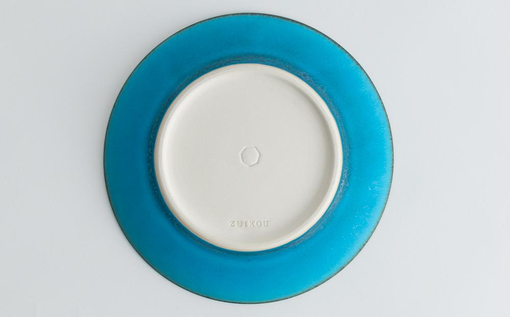 【瑞光窯-ZUIKOU-】カップ&ソーサー ペアセット(ターコイズブルー/青)［ 京都 京焼 陶磁器 清水焼 窯元 マグカップ コーヒーカップ 180ml 適量サイズ おしゃれ 人気 おすすめ 食器 うつわ 陶器 お取り寄せ 通販 送料無料 ふるさと納税 ］