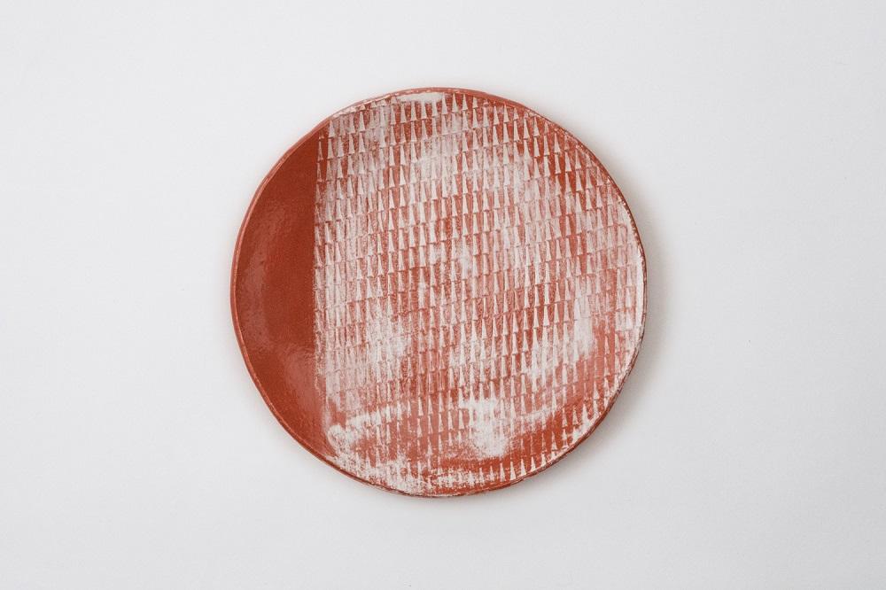 ＜つながるつたえる京都＞ 醍醐窯 AKA to KURO プレートLサイズ