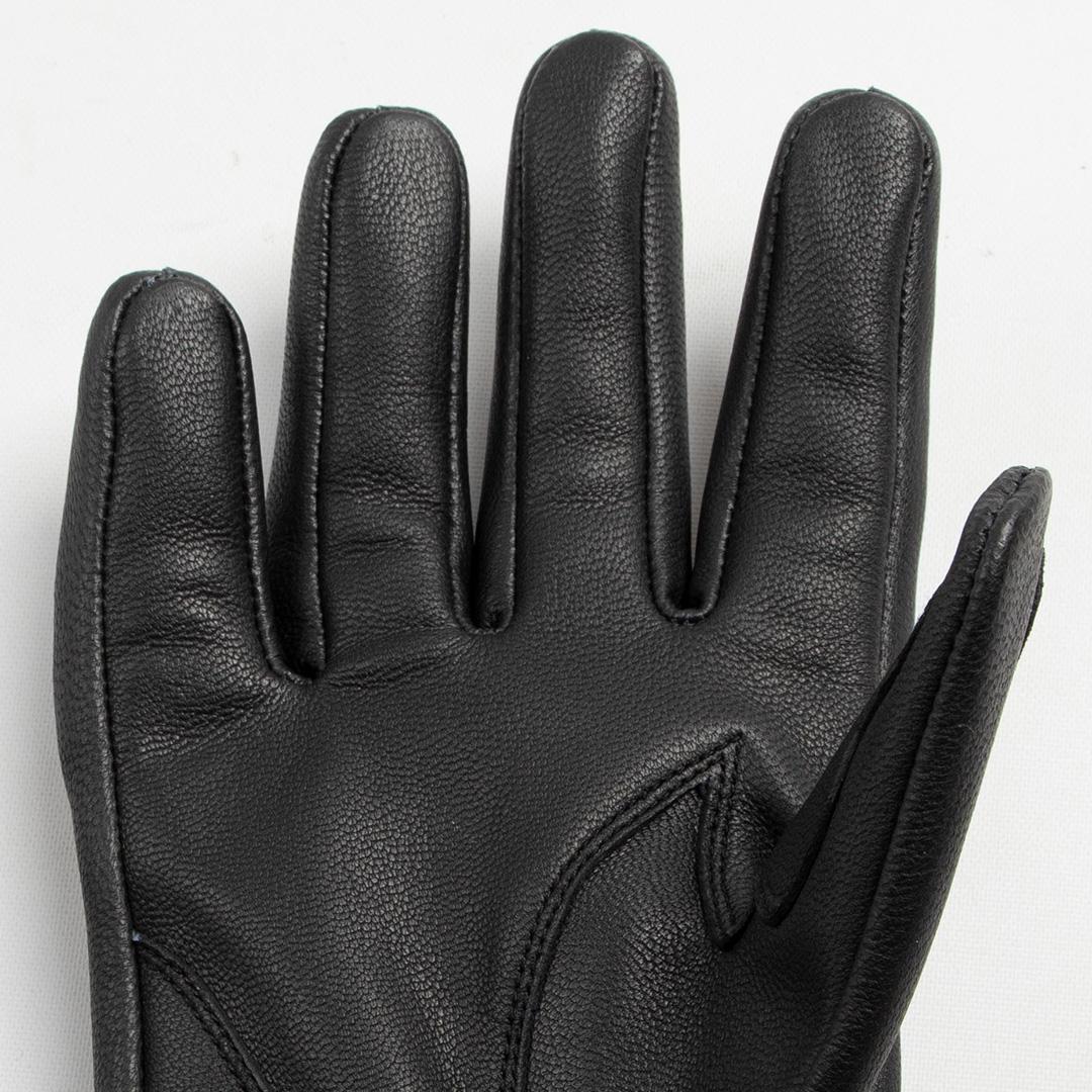 【デグナー】レザー金襴グローブ [TG-101KF] カラー：流水雪輪-ブラック【サイズL】［ 京都 バイクギア グローブ 人気 おすすめ 革 レザー ツーリング ライダー バイカー バイク ブランド メーカー ギア パーツ ］