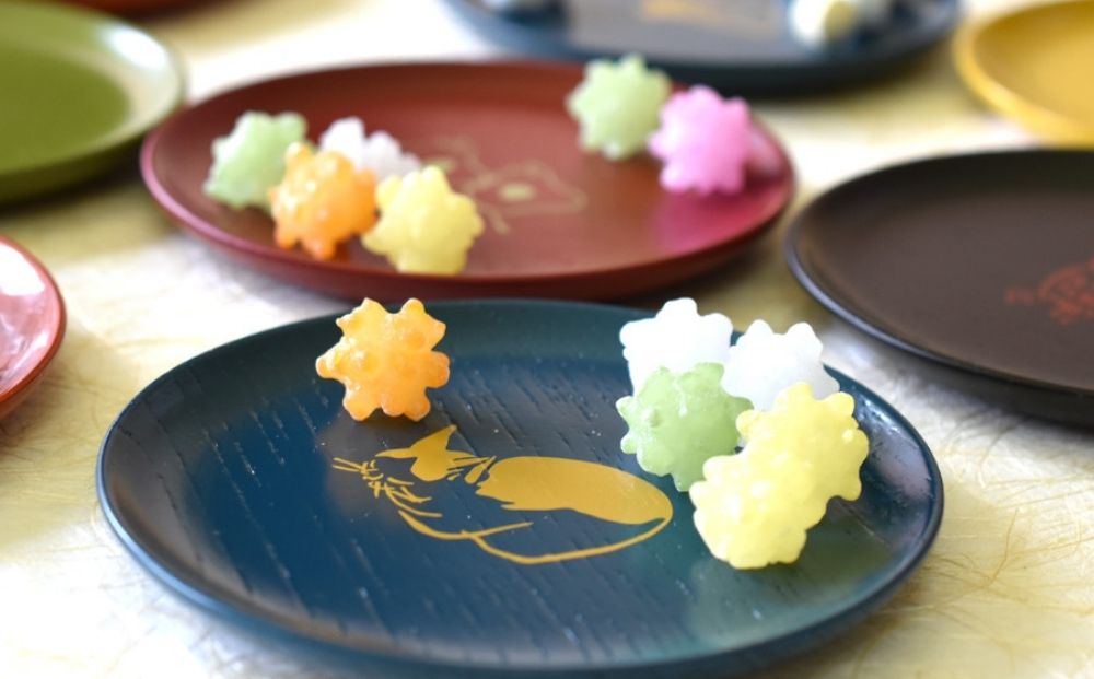 【井助商店】〈12種から選べる〉漆まめさら 4枚(動物・お道具)｜京都 漆器 皿 食器 人気［ 京都 老舗 漆器 皿 食器 人気 おすすめ 漆 工芸品 お取り寄せ 通販 送料無料 ふるさと納税 ］