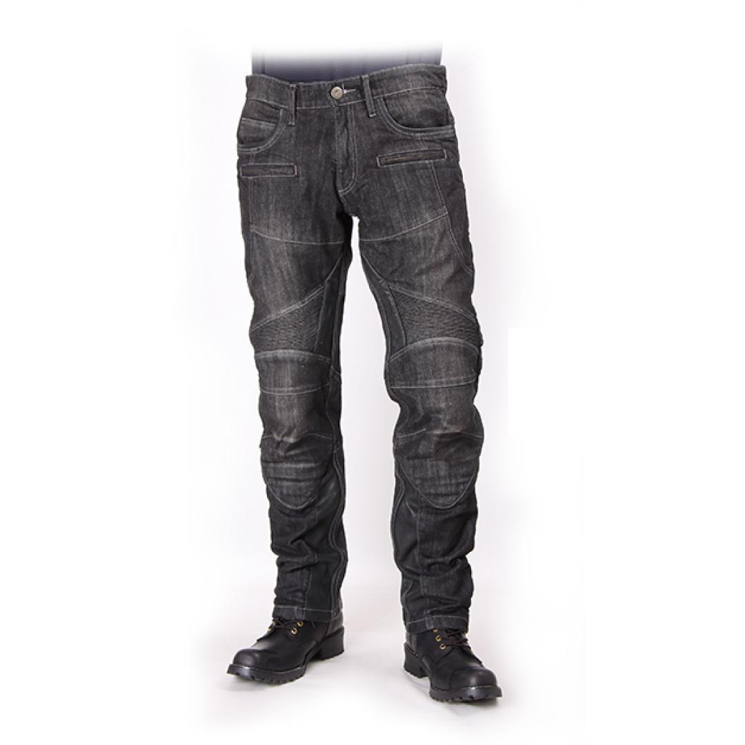 【デグナー】カップ付きデニムパンツ [DP-27]ブラック〈Lサイズ〉［ 京都 八王子 レザー パンツ  バイクギア ブランド 大好評 人気 おすすめ 牛革 革 ツーリング ライダー バイカー バイク パーツ お取り寄せ 送料無料 ふるさと納税 ］