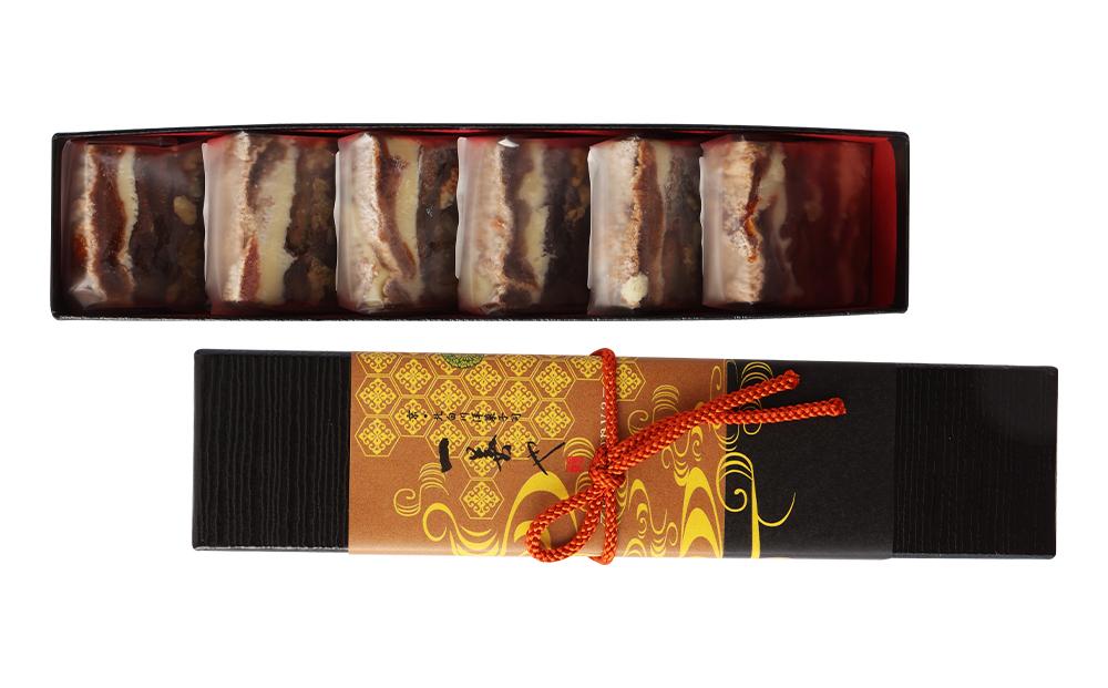 【一善や】干柿と胡桃と無花果のミルフィーユ(6個入り)［ 京都 洋菓子 スイーツ 人気 おすすめ 数量限定 お菓子 デザート お取り寄せ 通販 送料無料 ふるさと納税 ］