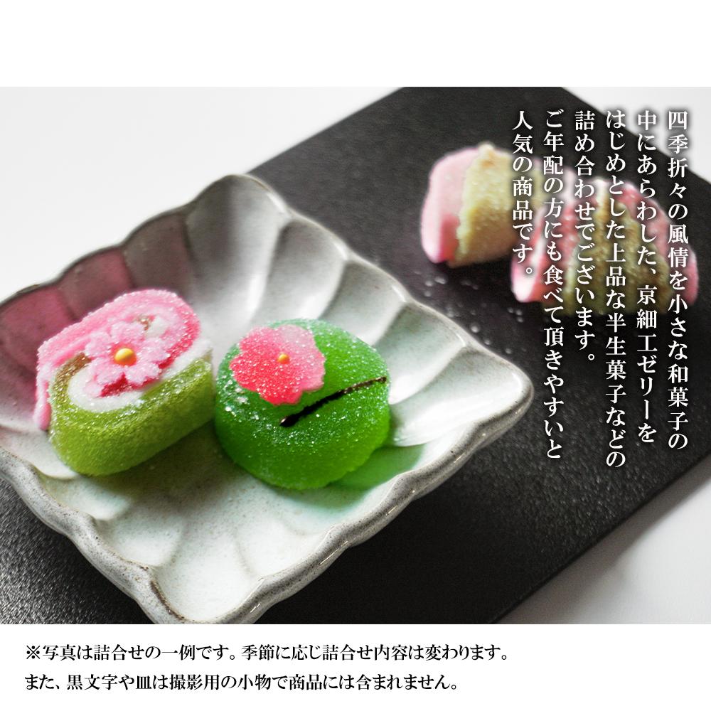 【富久屋】四季の京菓子詰合せ「花園（大）42個入り」［ 京都 スイーツ 半生菓子 ゼリー おいしい 人気 おすすめ お取り寄せ お菓子 和菓子 ］ 