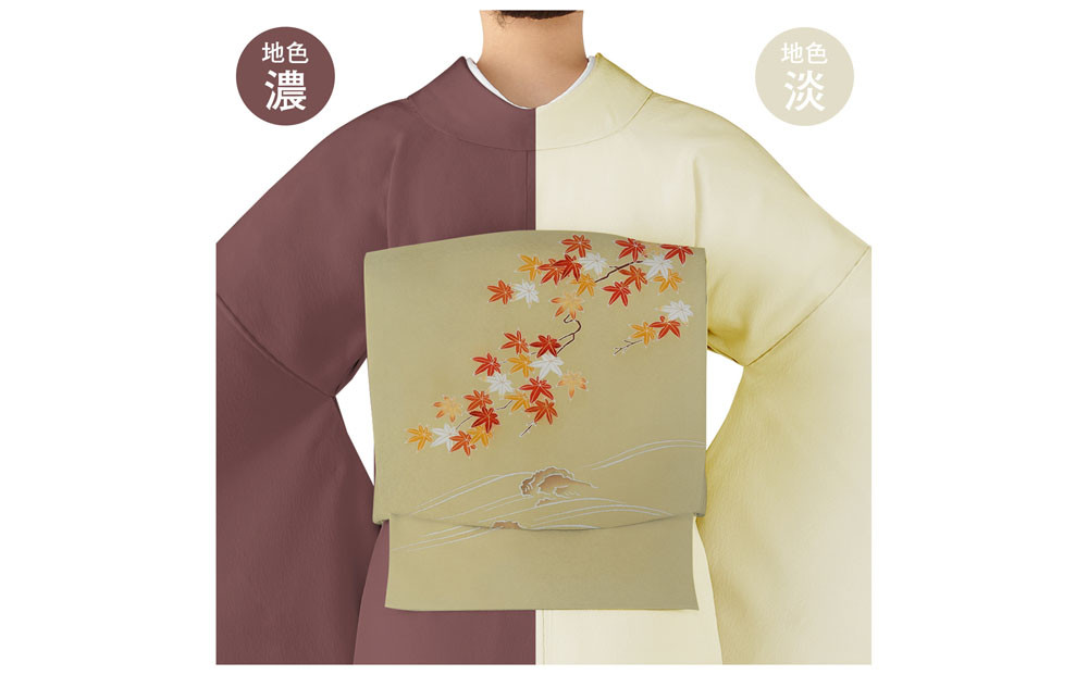 【和装振興応援プロジェクト】歳時記10月2「紅葉狩り」京手描友禅 染帯｜染帯 着物 織物 人気 おすすめ [ 手描友禅 帯 染匠 職人 歳時記 人気 おすすめ ギフト プレゼント お取り寄せ 通販 送料無料 ふるさと納税 ]