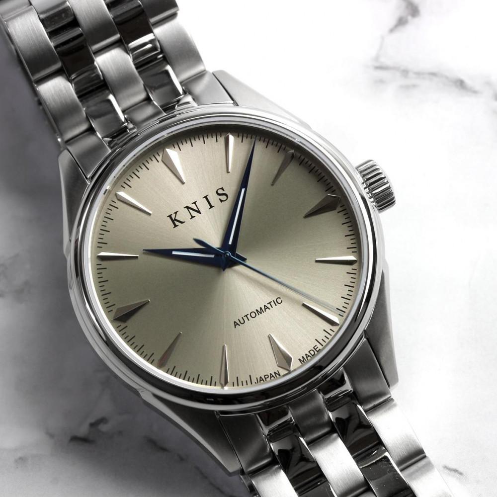 【KNIS KYOTO】サンレイダイアル 日本製 自動巻き 腕時計 シャンパンゴールド｜京都発 腕時計 人気ブランド おしゃれ［ 京都 ニス 腕時計 国産 MIYOTA おしゃれ 上品 人気 おすすめ ウォッチ 時計 高級 ファッション お取り寄せ 通販 送料無料 ふるさと納税 ］