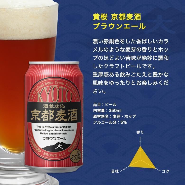 【黄桜】京都麦酒ブラウンエール（350ml缶×24本）［ キザクラ カッパ 京都 お酒 麦酒 ビール 缶ビール クラフトビール 地ビール ご当地 人気 びーる さけ beer BBQ 宅飲み 家飲み 晩酌 おすすめ 定番 ギフト プレゼント 贈答 飲み比べ セット ご自宅用 お取り寄せ おいしい ふるさと納税  ］