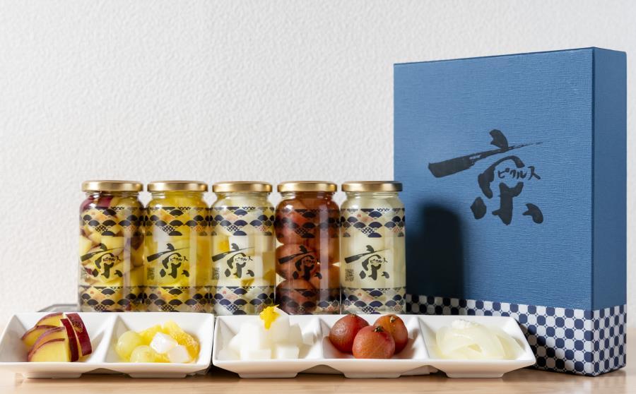 【randfarm】京ピクルス詰め合わせ　5本（和風味、ミニトマト、麹玉ねぎ、さつまいも、フルーツ）